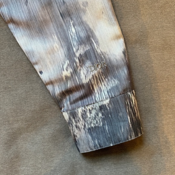 SOLD - DIOR x PETER DOIG Technical Silk Canvas Shirt RARE - Picture 7 of 9